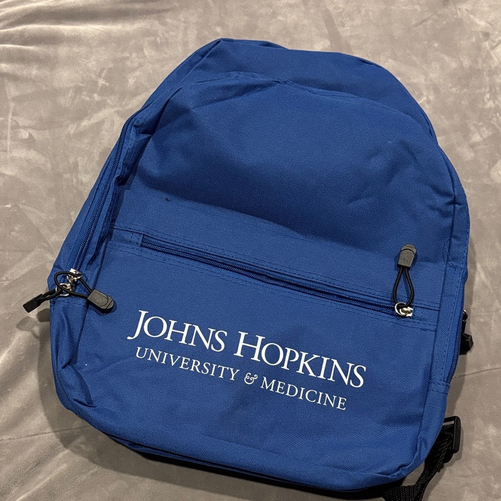 John Hopkins University Logo Blue Backpack - Gem